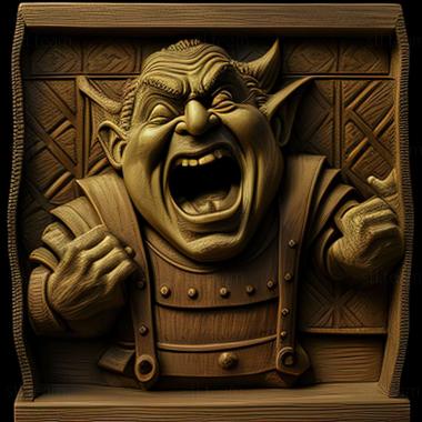 3D model Shreks Carnival Craze game (STL)